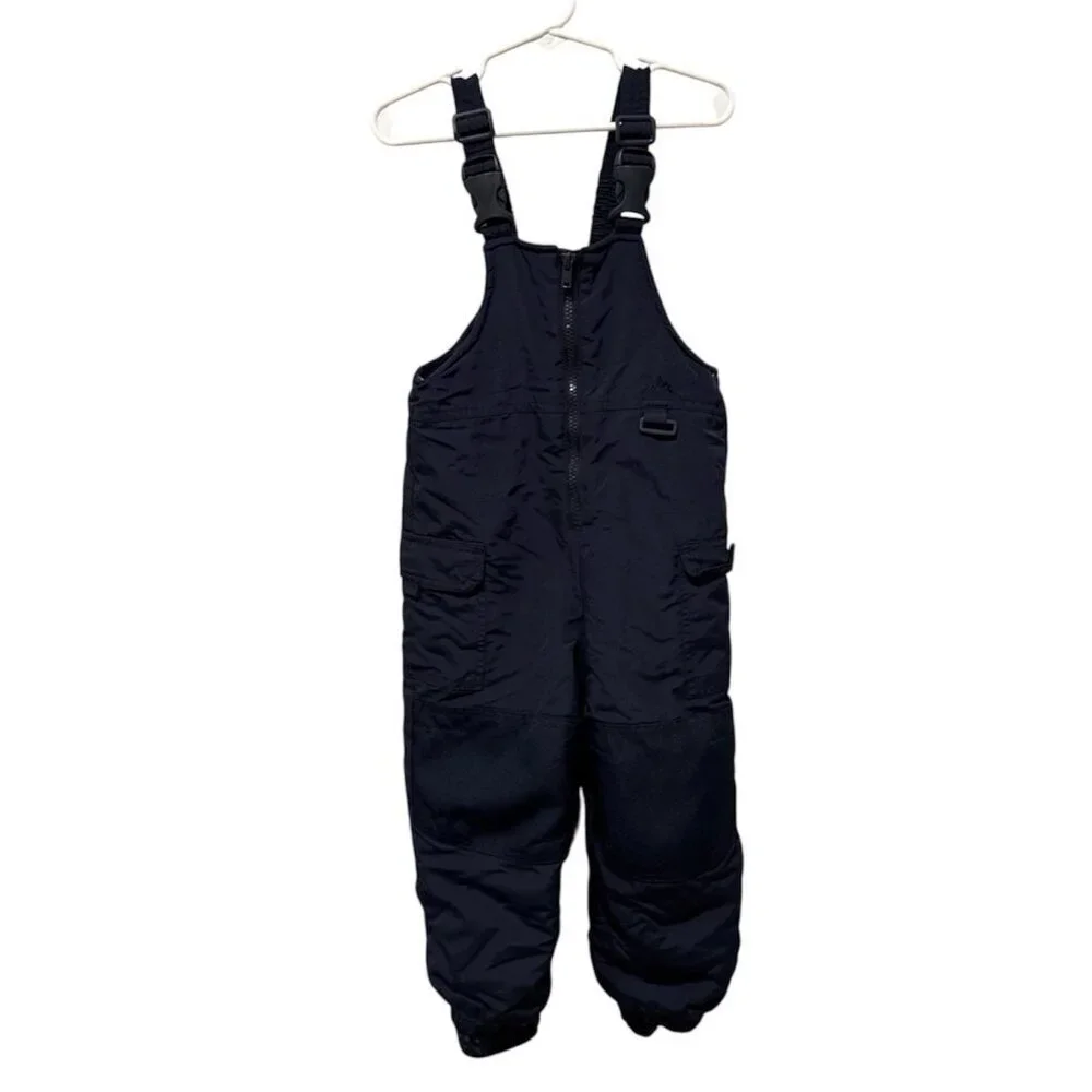 Circo Black Toddler Snowbib Double Knee Size 2T Ski Outdoor Snow Pants